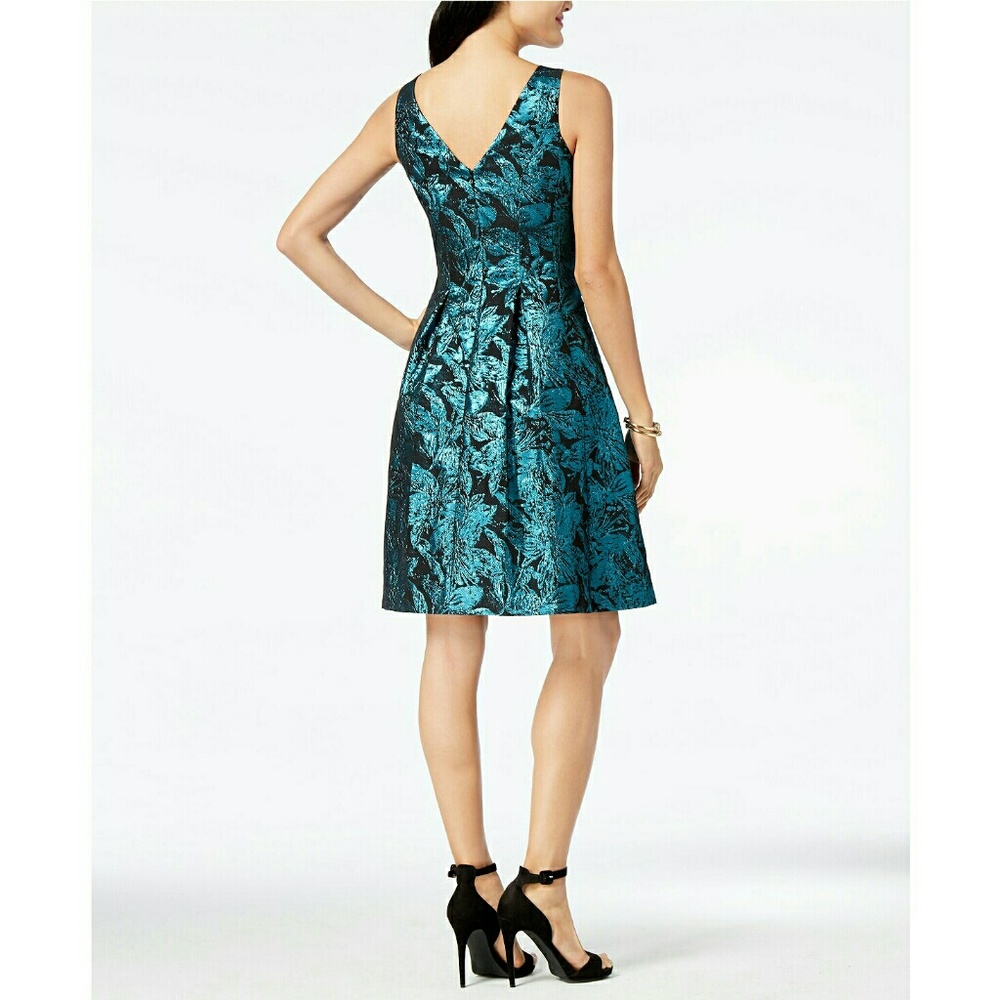 Nine West Metallic Jacquard Dress NWT *PRICE FIRM* - Picture 2 of 3